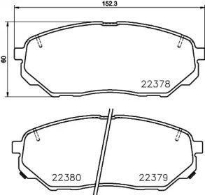 Купить запчасть Brembo - P30086 Колодки тормозные дисковые перед KIA SORENTO III (UM) 2.2 CRDi 4WD 01.2015 - <=> KIA SORENTO III (UM) 2.4 GDI 4WD 01.2015 -