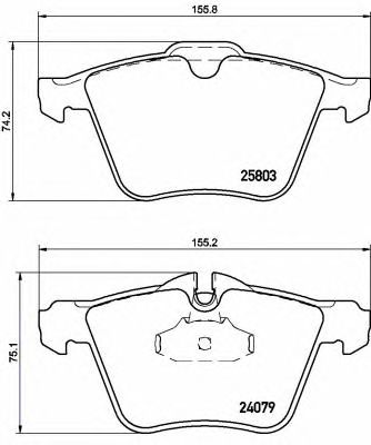 Купить запчасть Brembo - P36028 Колодки тормозные дисковые перед JAGUAR XJ (X351) 3.0 D 10.2009 - 12.2015 <=> JAGUAR XJ (X351) 3.0 AWD 10.2012 -