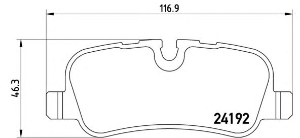 Купить запчасть Brembo - P44013 Колодки тормозные дисковые зад LAND ROVER DISCOVERY III (L319) 2.7 TD 4x4 07.2004 - 09.2009 <=> LAND ROVER DISCOVERY IV (L319) 3.0 TD 4x4 09.2009 -