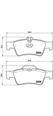 Купить запчасть Brembo - P50052 Колодки тормозные дисковые зад MERCEDES-BENZ E-CLASS (W212) E 200 CGI (212.048, 212.148) 08.2009 - <=> MERCEDES-BENZ E-CLASS (W212) E 200 (212.034) 01.2013 -