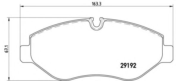 Купить запчасть BREMBO - P50085 Колодки тормозные дисковые перед VW CRAFTER 30-50 Box (2E_) 2.5 TDI 04.2006 - 05.2013 <=> VW CRAFTER 30-35 Bus (2E_) 2.0 TDI 05.2011 - 12.2016