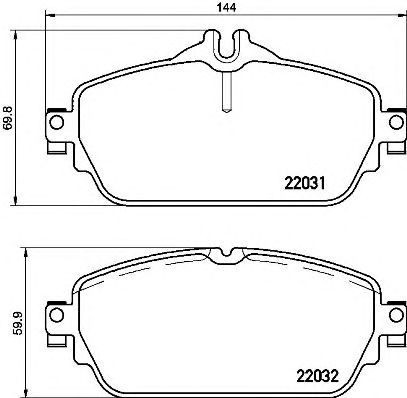 Купить запчасть Brembo - P50118 Колодки тормозные дисковые перед MERCEDES-BENZ E-CLASS (W213) E 200 (213.042) 01.2016 - <=> MERCEDES-BENZ C-CLASS (W205) C 200 4-matic (205.043) 04.2015 -