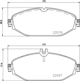 Купить запчасть Brembo - P50124 Колодки тормозные дисковые перед MERCEDES-BENZ E-CLASS (W213) E 200 (213.042) 01.2016 - <=> MERCEDES-BENZ E-CLASS (W213) E 200 4-matic (213.043) 07.2016 -