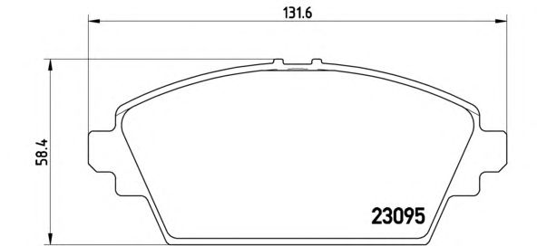Купить запчасть BREMBO - P56044 Колодки тормозные P56044