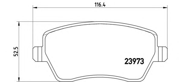 Купить запчасть BREMBO - P68033 Колодки тормозные дисковые перед LADA LARGUS Box 1.6 03.2012 -  <=> NISSAN BLUEBIRD SYLPHY II (G11) 1.6 (G15) 12.2012 - 