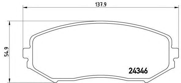 Купить запчасть Brembo - P79018 Колодки тормозные дисковые перед SUZUKI GRAND VITARA II (JT, TE, TD) 2.0 All-wheel Drive (TD54, JB420) 10.2005 - 02.2015 <=> SUZUKI GRAND VITARA II (JT, TE, TD) 2.4 All-wheel Drive (JB424) 01.2009 -