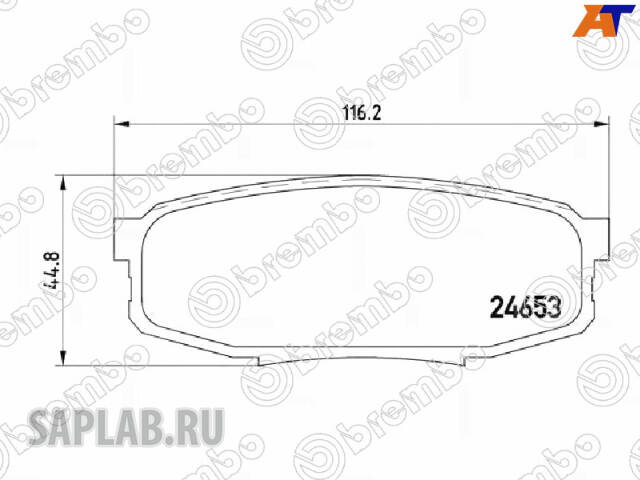 Купить запчасть BREMBO - P83098 