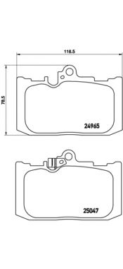Купить запчасть BREMBO - P83131 