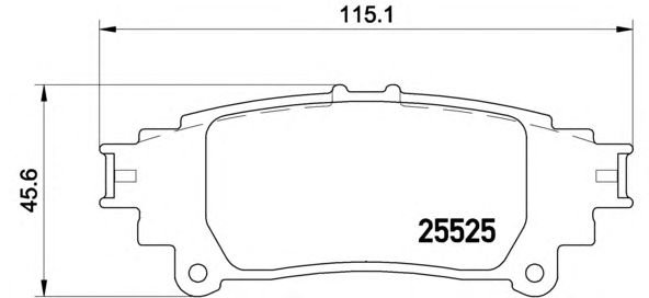 Купить запчасть BREMBO - P83132 Колодки тормозные P83132