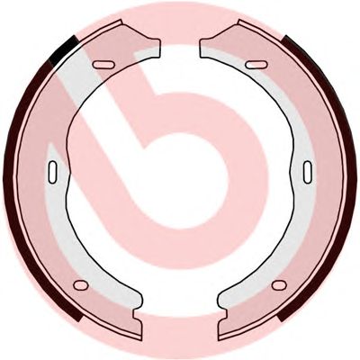 Купить запчасть BREMBO - S50524 Колодки тормозные барабанные S50524