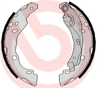 Купить запчасть BREMBO - S68525 Колодки тормозные барабанные    зад RENAULT LOGAN I (LS_) 1.4 09.2004 -  <=> RENAULT LOGAN I (LS_) 1.6 09.2004 - 