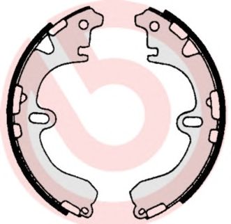 Купить запчасть Brembo - S83531 Колодки тормозные барабанные    зад TOYOTA COROLLA Compact (_E9_) 1.3 (EE90) 08.1987 - 12.1989 <=> TOYOTA COROLLA (_E9_) 1.3 i (EE90) 08.1987 - 12.1992