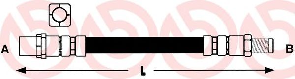 Купить запчасть Brembo - T06011 Шланг тормозной перед BMW 5 (E39) 523 i 11.1995 - 09.2000 <=> BMW 5 (E39) 520 i 01.1996 - 06.2003