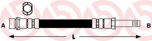Купить запчасть Brembo - T06012 Шланг тормозной перед прав/лев BMW 3 (E46) 320 i 09.2000 - 02.2005 <=> BMW 3 (E46) 318 i 02.1998 - 09.2001