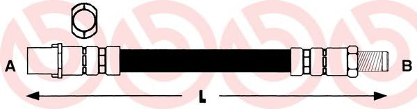 Купить запчасть Brembo - T50010 Шланг тормозной перед прав/лев MERCEDES-BENZ C-CLASS (W202) C 180 (202.018) 03.1993 - 05.2000 <=> MERCEDES-BENZ C-CLASS (W204) C 180 CGI (204.049) 01.2007 - 01.2014