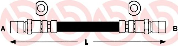 Купить запчасть Brembo - T59002 Шланг тормозной зад прав/лев DAEWOO NEXIA Saloon 1.5 16V (19) 02.1995 - 08.1997 <=> DAEWOO NEXIA Saloon 1.5 (19) 02.1995 - 08.1997