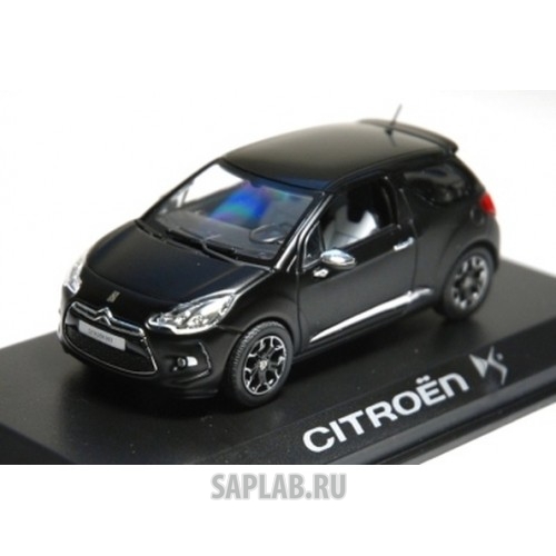 Купить запчасть CITROEN - DNR0155275 Модель автомобиля Citroen DS3, Matt Black, Scale 1:43, артикул DNR0155275