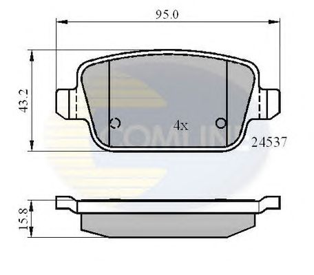 Купить запчасть COMLINE - CBP01610 