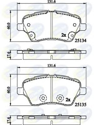 Купить запчасть COMLINE - CBP02197 