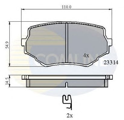 Купить запчасть COMLINE - CBP3475 