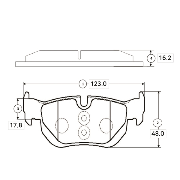 Купить запчасть CTR - GK0024 Колодки тормозные дисковые задние BMW E87/E82/E88/X1 2.0i/3.0i/2.0D 04 (старый арт. CKB-24) GK0024