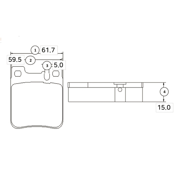 Купить запчасть CTR - GK0031 Колодки тормозные дисковые задние MB W140 91/W202 94/W210 97/W220 2.8/3.2 98 (старый арт. CKBZ-4) GK0031