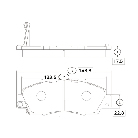 Купить запчасть CTR - GK0318 Колодки тормозные дисковые HONDA ACCORD 91-98/CR-V 95-02 (старый арт. CKHO-1) GK0318