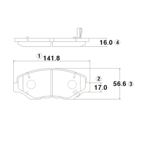 Купить запчасть CTR - GK0333 / CKHO-16 Колодки тормозные дисковые перед HONDA|HONDA CRV I (RD) 2.0 16V (RD1, RD3)|вездеход закрытый|147|1973|B20Z1|01.1999 02.2002|CRV I (RD)