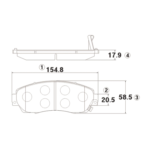 Купить CTR - GK0336 Колодки тормозные, передние (Старый CKHO19) HO CR-V (RE3/4) 06-