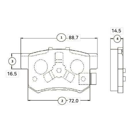 Купить запчасть CTR - GK0339 / CKHO-22 Колодки тормозные дисковые зад FIAT|FIAT SEDICI 1.6 16V 4x4|вездеход закрытый|107|1586|M16A|06.2006 н.в|SEDICI
