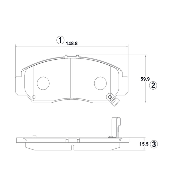 Купить запчасть CTR - GK0348 Колодки тормозные дисковые HONDA CIVIC 01-05/FR-V 1.7-2.2 05-/STREAM 1.7/2.0 01- (старый арт. CKHO-31) GK0348