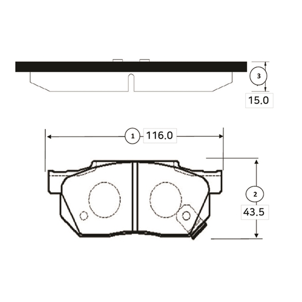 Купить запчасть CTR - GK0359 Колодки тормозные дисковые HONDA CIVIC/CRX/PRELUDE 83-95 (старый арт. CKHO-42) GK0359