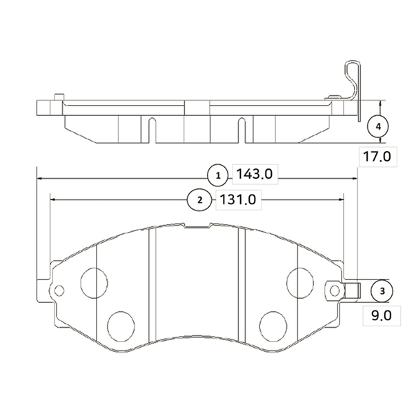 Купить запчасть CTR - GK0436 / CKKD-8 Колодки тормозные дисковые перед CHEVROLET|CHEVR REZZO 1.6|вэн|105|1598|A16DMS|03.2005 н.в|REZZO