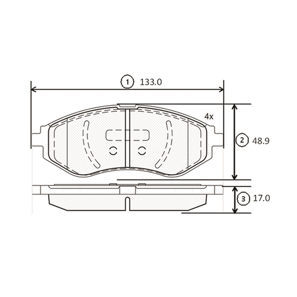 Купить запчасть CTR - GK0439 Колодки тормозные дисковые передние Daewoo Kalos 1.2i/1.4i 02 (старый арт. CKKD-11) GK0439