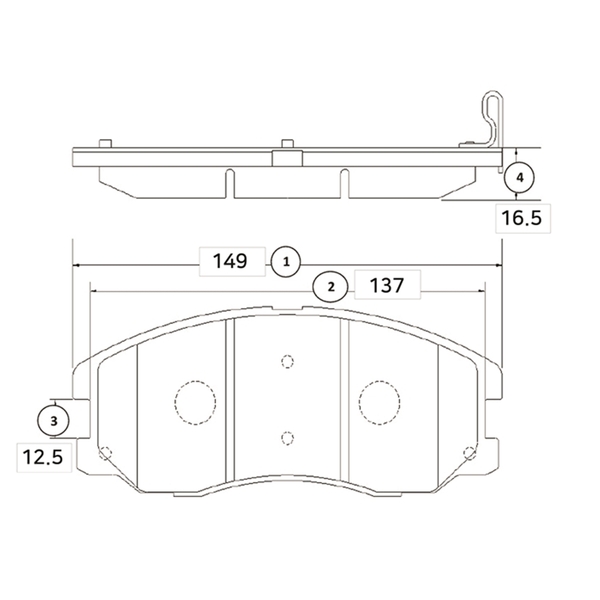 Купить запчасть CTR - GK0445 Колодки тормозные дисковые задние Chevrolet Captiva 2.0/2.4 06 (старый арт. CKKD-17) GK0445
