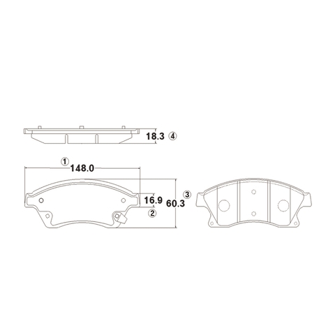Купить запчасть CTR - GK0449 Колодки тормозные дисковые передние CHEVROLET CRUZE J300, ORLANDO, OPEL ASTRA J (старый арт. CKKD-21) GK0449