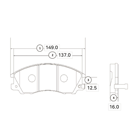 Купить запчасть CTR - GK0476 Колодки тормозные дисковые передние Hyundai Terracan 2.5TD/2.9CRDi/3.5i V6 01 (старый арт. CKKH-22) GK0476