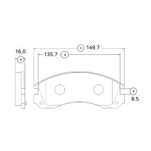 Купить запчасть CTR - GK0479 Колодки тормозные дисковые передние Mitsubishi Galant 2.0/2.5/2.4GDi 89/L200 2.5D/TD 96 (старый арт. CKKH-25) GK0479