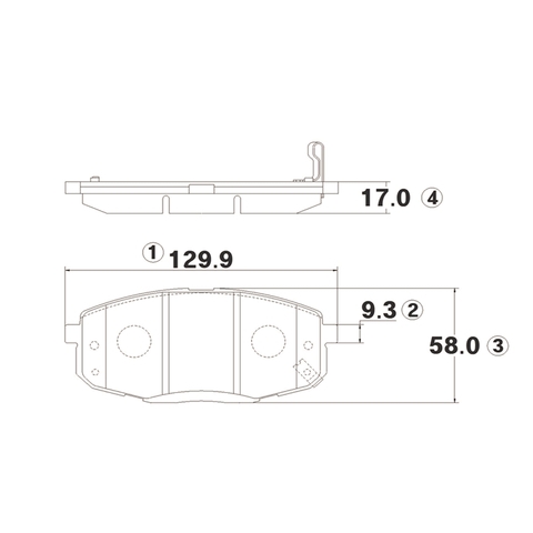 Купить запчасть CTR - GK0494 Колодки тормозные, передние (Старый CKKH40) HY I30, I30 CW 07-; KIA Ceed 06-, Carens II 02-;;;