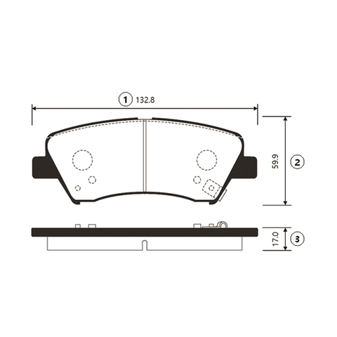 Купить запчасть CTR - GK0498 Колодки тормозные дисковые передние HYUNDAI i30/ELANTRA 11-/CEED R16 12- (старый арт. CKKH-44) GK0498