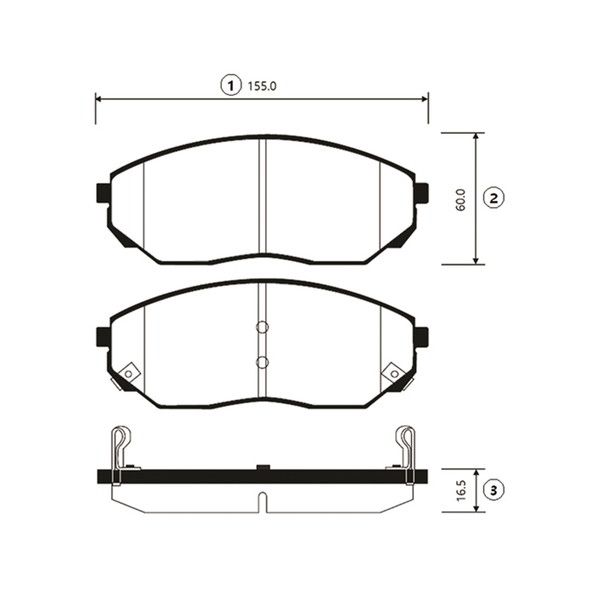 Купить запчасть CTR - GK0524 Колодки тормозные дисковые передние KIA Sorento 2.4i/3.5i/2.5CRDi 02 (старый арт. CKKK-18) GK0524