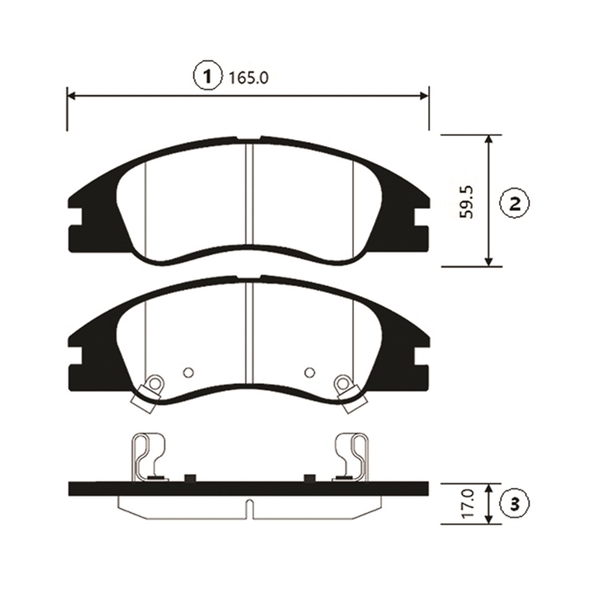 Купить запчасть CTR - GK0538 Колодки тормозные дисковые передние KIA Cerato 1.6i 16V/2.0i/CRDi 04 (старый арт. CKKK-32) GK0538