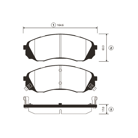 Купить запчасть CTR - GK0546 Колодки тормозные дисковые передние KIA Carnival 2.7i V6/2.9CRDi 06 (старый арт. CKKK-40) GK0546