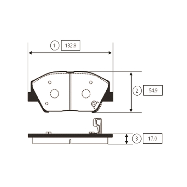 Купить запчасть CTR - GK0551 Колодки тормозные дисковые передние Hyundai Sonata V, KIA Optima 2.0/2.4/2.0CRDi 10 (старый арт. CKKK-45) GK0551