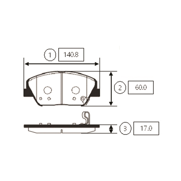 Купить запчасть CTR - GK0553 Колодки тормозные дисковые передние KIA Optima, Hyundai GenesisVeloster 2.0 10 (старый арт. CKKK-47) GK0553