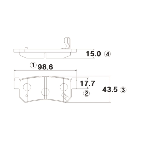Купить запчасть CTR - GK0558 Колодки тормозные дисковые задние Daewoo Rexton 3.2i/2.9TD, SsangYong Rexton 3.2i/2.7XDi/2.9D 02 (старый арт. CKKS-2) GK0558