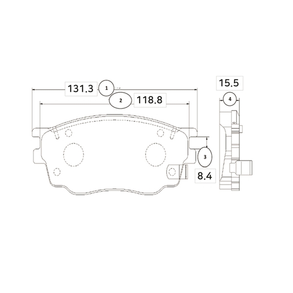 Купить запчасть CTR - GK0655 / CKMZ-9 Колодки тормозные дисковые перед MAZDA| 6 Sport (GH) 1.8 MZR|хэтчбэк|120|1798