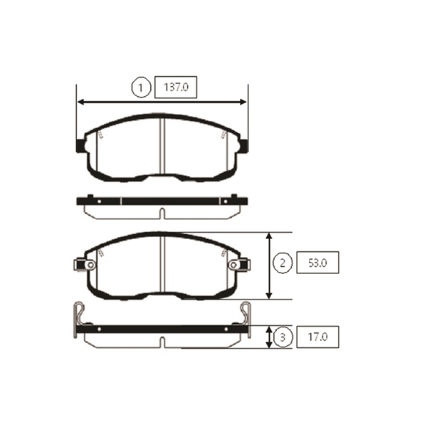 Купить запчасть CTR - GK0731 Колодки тормозные перед. с инд.износа NISSAN JUKE/MAXIMA/TEANA/TIIDA/SUZUKI SX4 (старый арт. CKN-16) GK0731