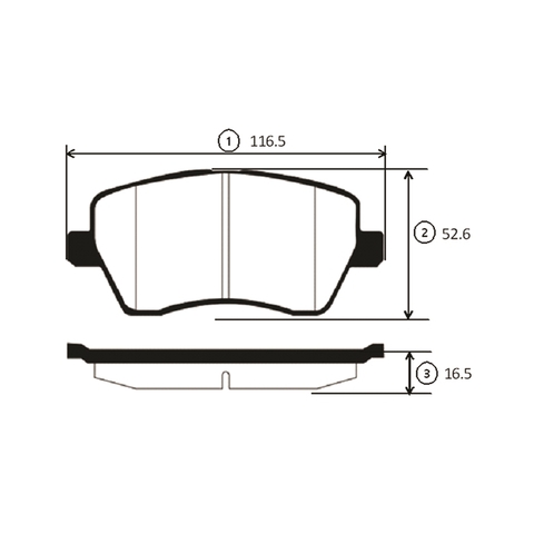 Купить запчасть CTR - GK0841 Колодки тормозные дисковые LADA VESTA / RENAULT DUSTER / NISSAN NOTE, MICRA K12 (старый арт. CKN-126) GK0841