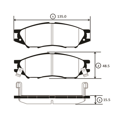 Купить запчасть CTR - GK0978 / CKSS-4 Колодки тормозные дисковые перед NISSAN|NISSA ALMERA Classic (B10) 1.6 16V|седан|107|1597|QG16DE|03.2006  н.в|ALMERA Classic (B10)